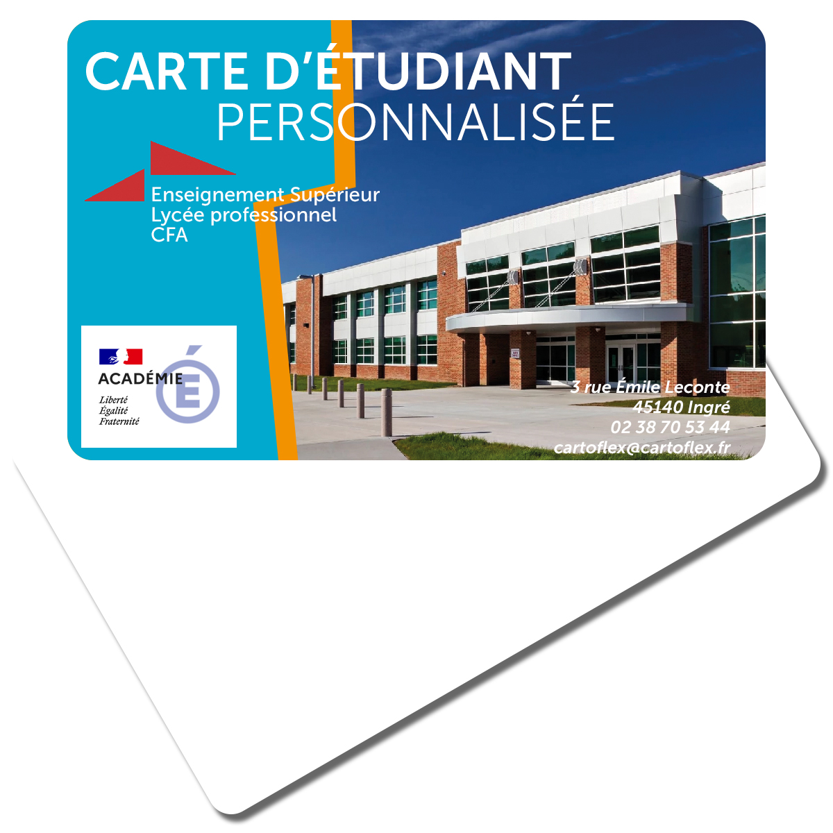 Carte personnalisée au Recto